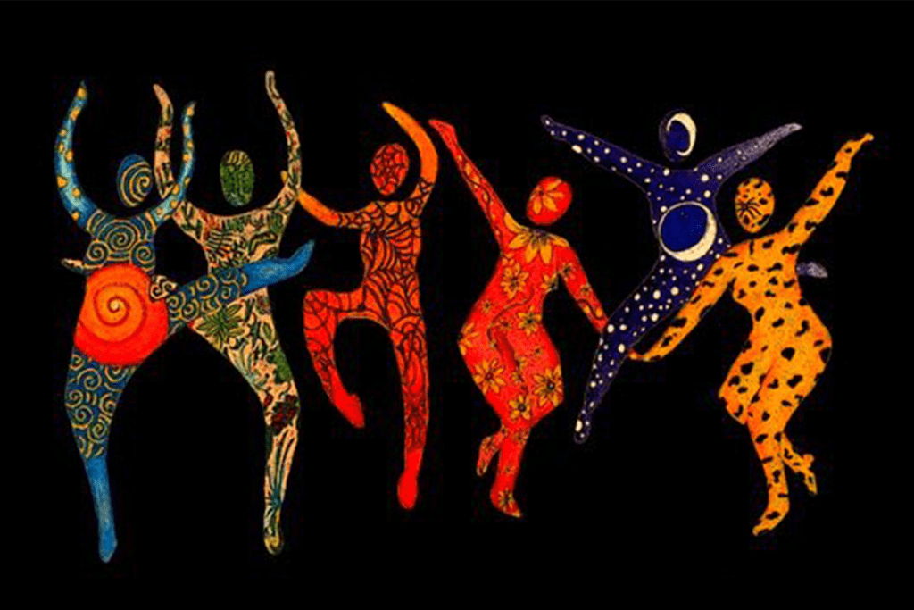 Color Figure Dancing