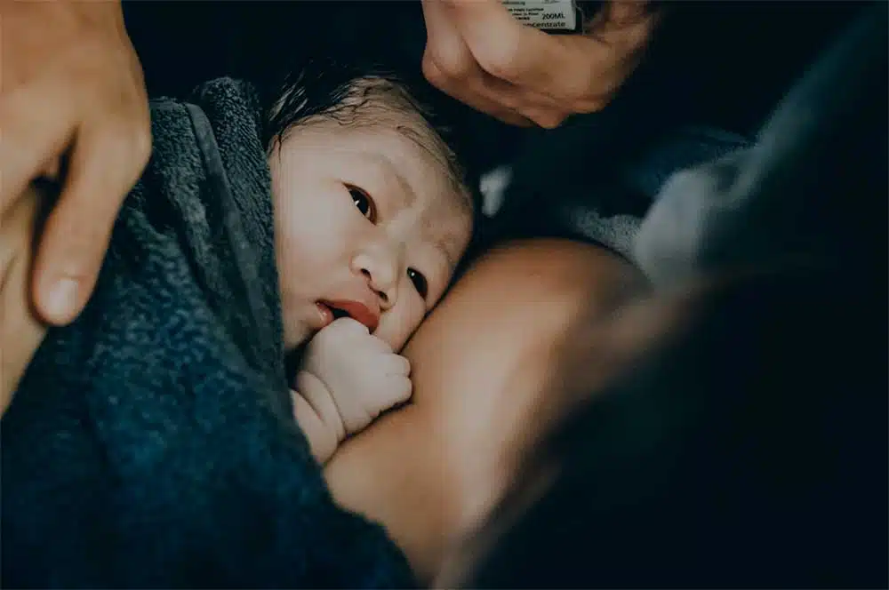 A Baby Nursing