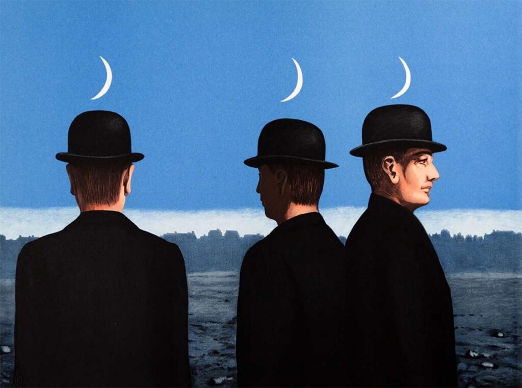 Portrait of René Magritte