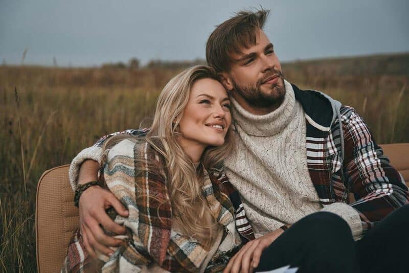 Beautiful young couple