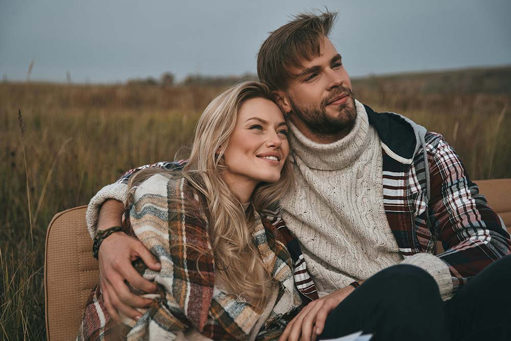Beautiful young couple